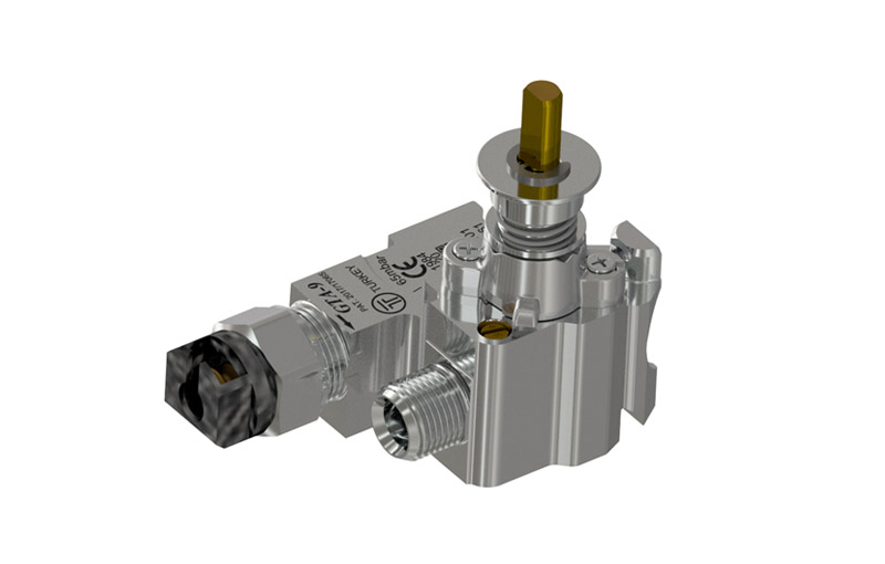 Built-In Hobs – Safety gas valves for hobs – Model Gta 9K